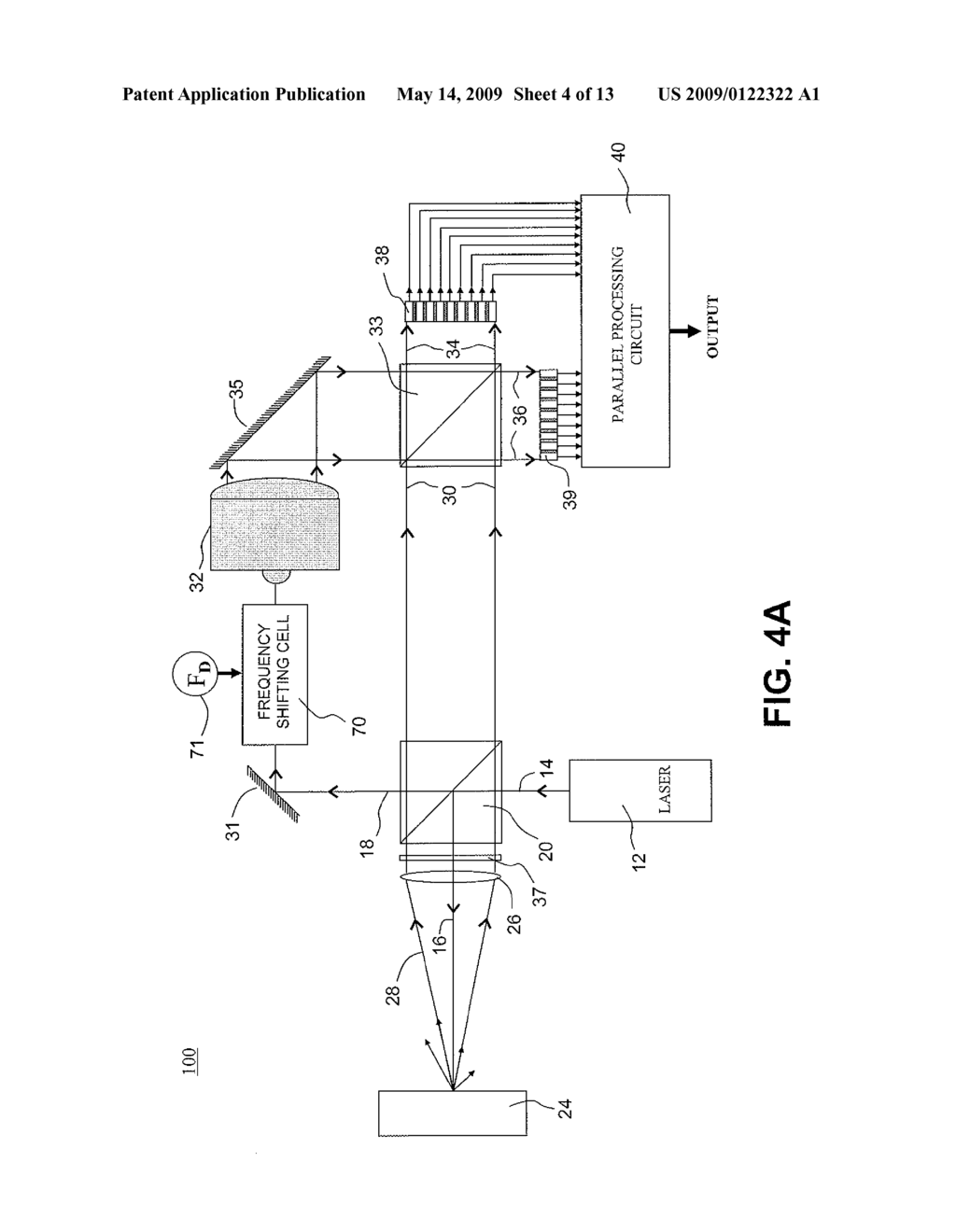 INTERFEROMETRIC METHOD AND APPARATUS FOR LINEAR DETECTION OF MOTION FROM A SURFACE - diagram, schematic, and image 05