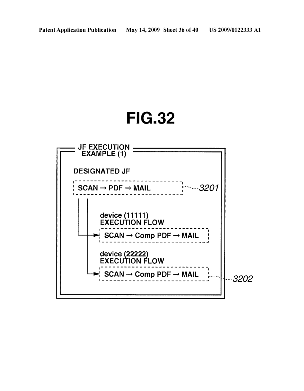 COOPERATIVE JOB FLOW CREATING APPARATUS, COOPERATIVE JOB FLOW CREATING METHOD, SERVICE PROCESSING APPARATUS, SERVICE PROCESSING METHOD, MANAGEMENT SERVER, FLOW CONVERSION METHOD, JOB FLOW EXECUTION METHOD, PROGRAM, AND STORAGE MEDIUM - diagram, schematic, and image 37