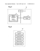 Transmission terminal, information output device, and content transmission system diagram and image