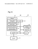 Transmission terminal, information output device, and content transmission system diagram and image