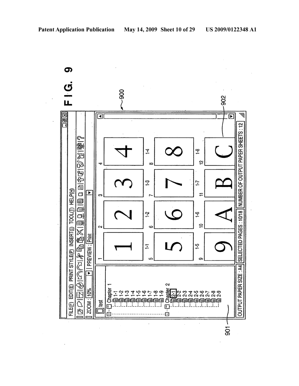 INFORMATION PROCESSING APPARATUS AND METHOD, AND PRINT CONTROL PROGRAM - diagram, schematic, and image 11