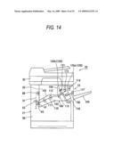 RECORDING MATERIAL POST-PROCESSING DEVICE AND RECORDING MATERIAL PROCESSING APPARATUS USING THE SAME diagram and image