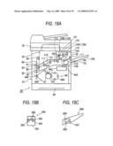 RECORDING MATERIAL POST-PROCESSING DEVICE AND RECORDING MATERIAL PROCESSING APPARATUS USING THE SAME diagram and image