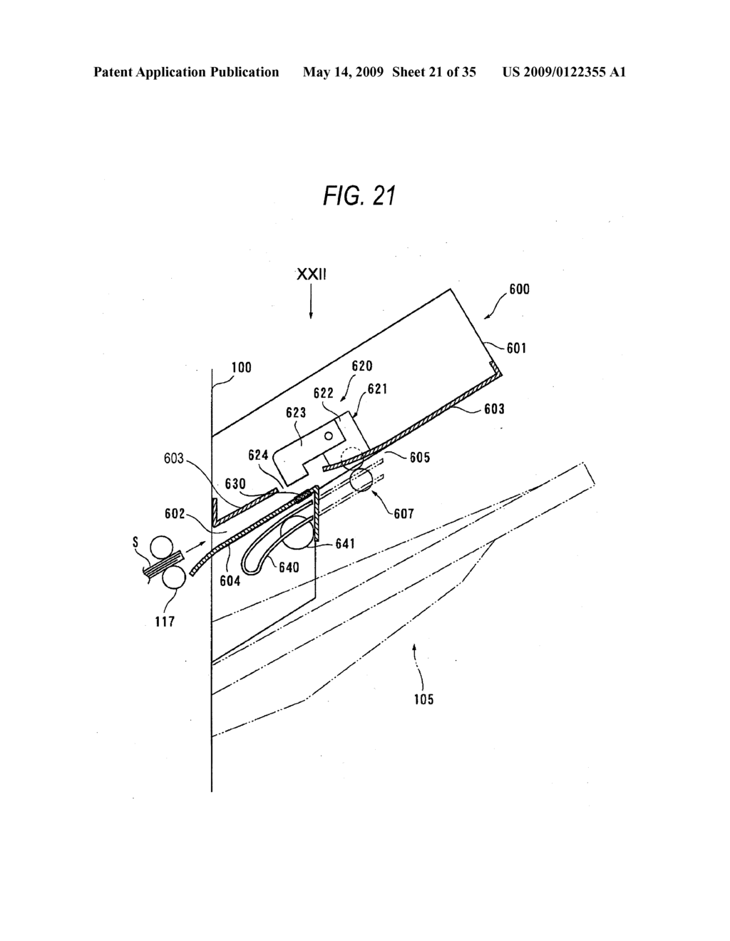 RECORDING MATERIAL POST-PROCESSING DEVICE AND RECORDING MATERIAL PROCESSING APPARATUS USING THE SAME - diagram, schematic, and image 22