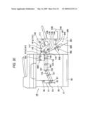 RECORDING MATERIAL POST-PROCESSING DEVICE AND RECORDING MATERIAL PROCESSING APPARATUS USING THE SAME diagram and image