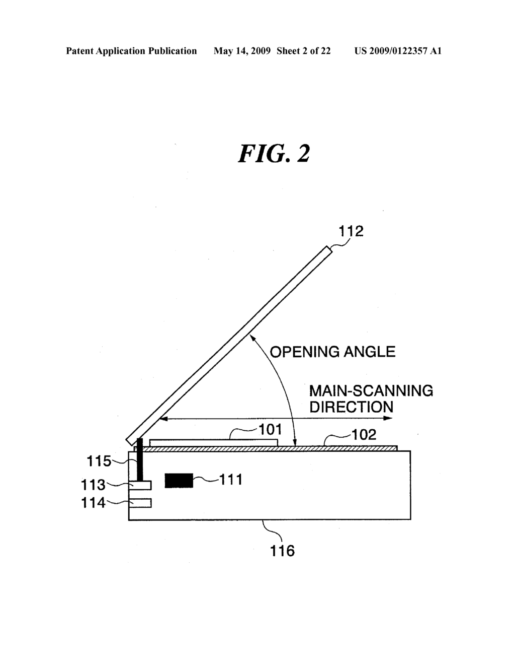 ORIGINAL SIZE DETECTING APPARATUS, ORIGINAL SIZE DETECTING METHOD, AND PROGRAM FOR ORIGINAL SIZE DETECTION - diagram, schematic, and image 03