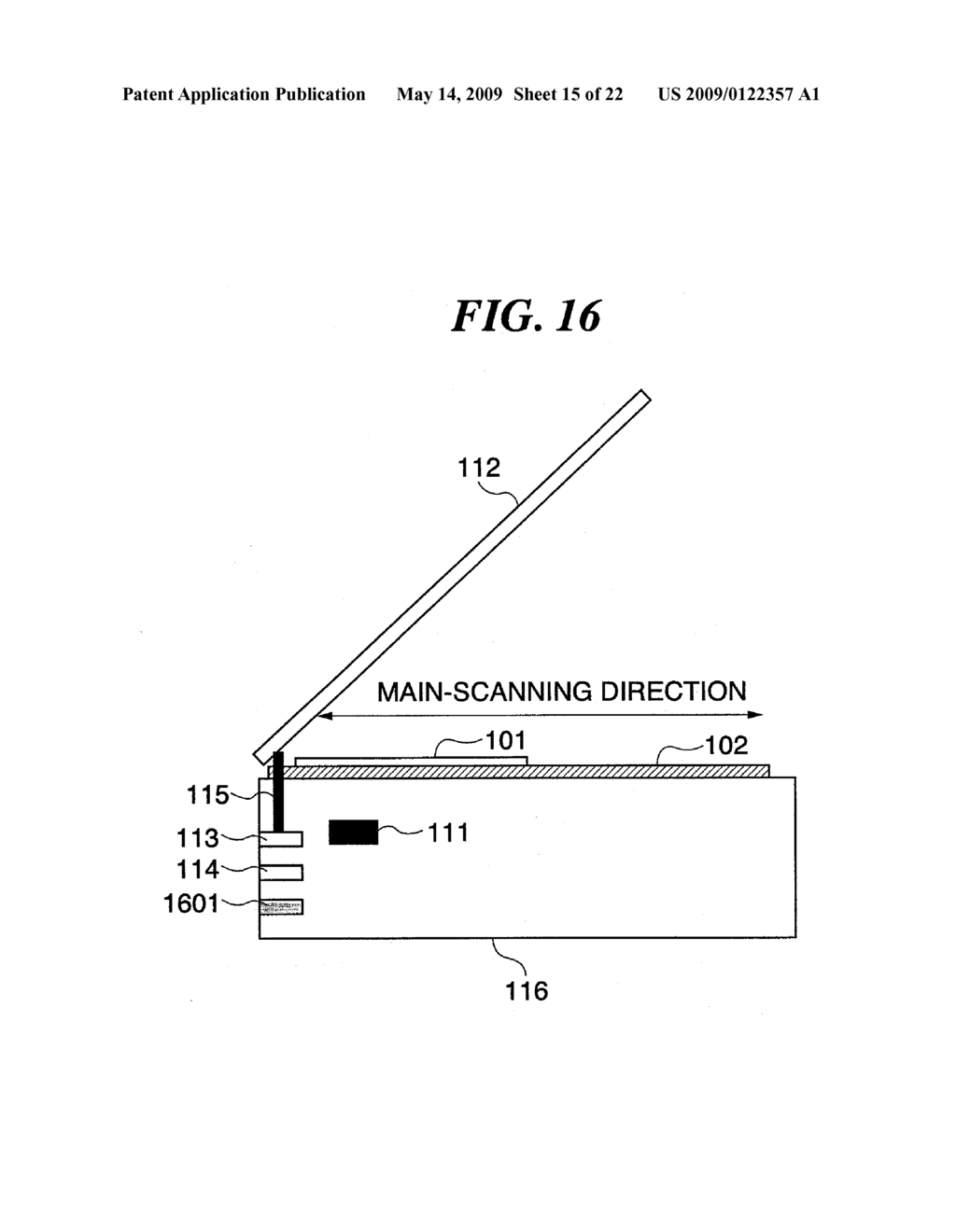 ORIGINAL SIZE DETECTING APPARATUS, ORIGINAL SIZE DETECTING METHOD, AND PROGRAM FOR ORIGINAL SIZE DETECTION - diagram, schematic, and image 16