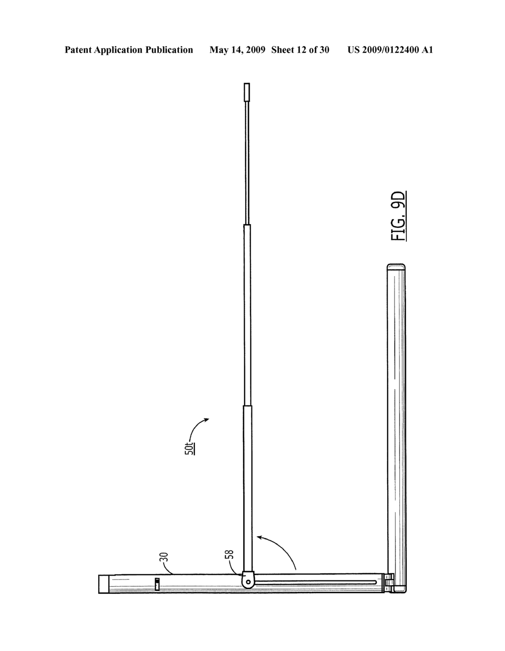 PORTABLE FRONT PROJECTION SCREEN ASSEMBLIES WITH FLEXIBLE SCREENS - diagram, schematic, and image 13