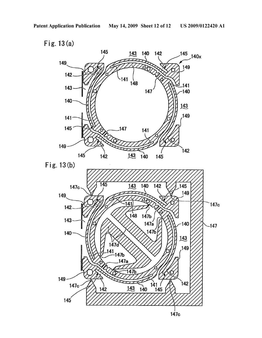 LENS DRIVE DEVICE, SPRING MEMBER AND MANUFACTURING METHODS THEREFOR - diagram, schematic, and image 13