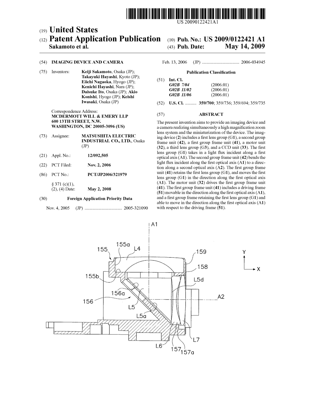 IMAGING DEVICE AND CAMERA - diagram, schematic, and image 01