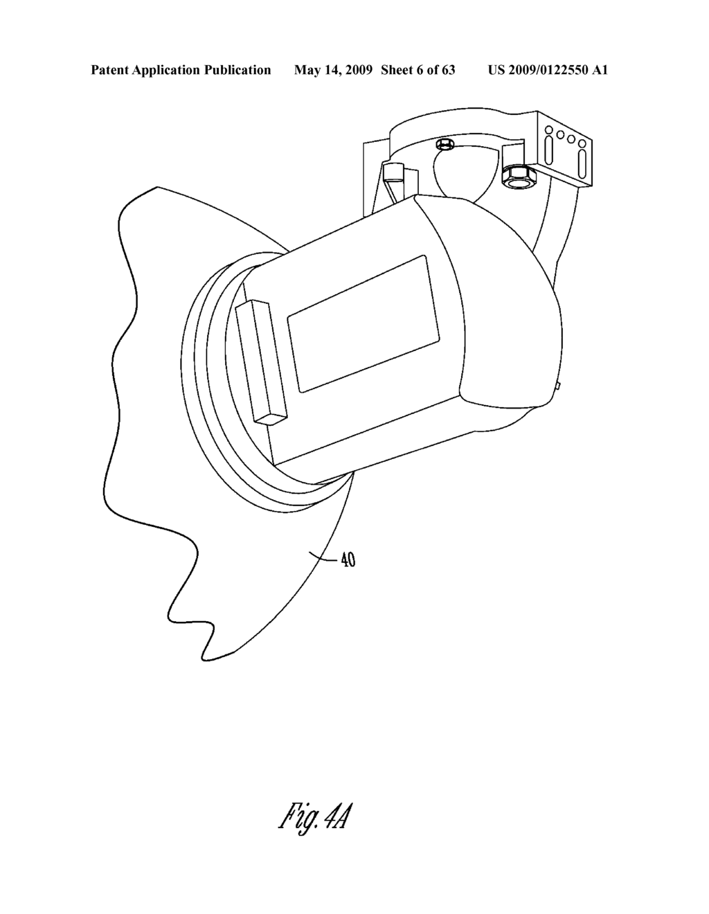 GEARED TILT MECHANISM FOR ENSURING HORIZONTAL OPERATION OF ARC LAMP - diagram, schematic, and image 07