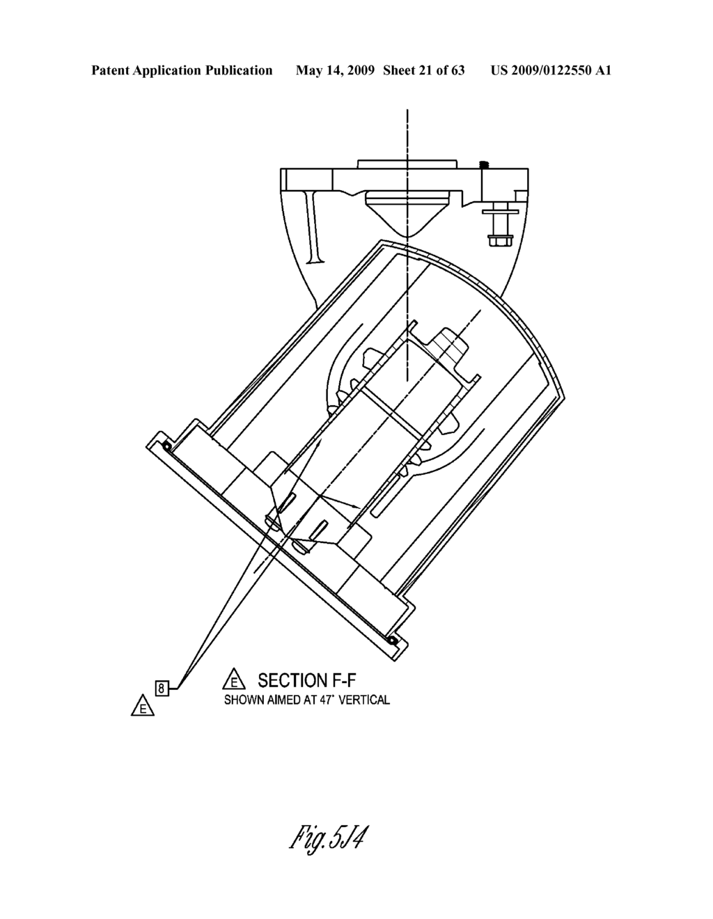 GEARED TILT MECHANISM FOR ENSURING HORIZONTAL OPERATION OF ARC LAMP - diagram, schematic, and image 22