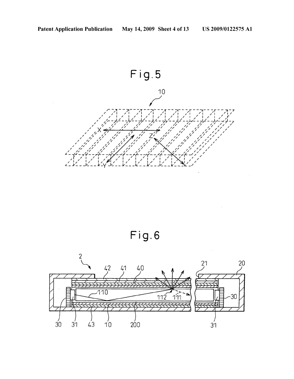 Surface Light Emitting Apparatus and Method of Light Emission for Surface Light Emitting Apparatus - diagram, schematic, and image 05