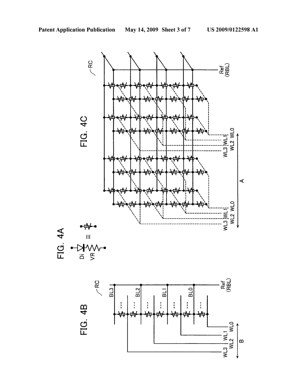 RESISTANCE CHANGE MEMORY DEVICE - diagram, schematic, and image 04