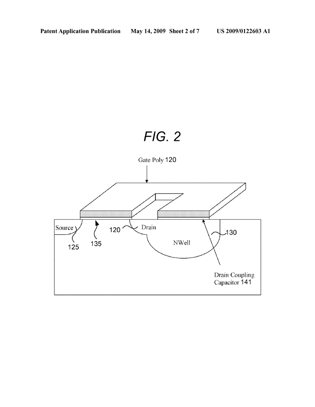 INTEGRATED CIRCUIT EMBEDDED WITH NON-VOLATILE PROGRAMMABLE MEMORY HAVING VARIABLE COUPLING - diagram, schematic, and image 03