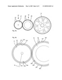 TOOTHED WHEEL, CORRESPONDING GEAR SYSTEM AND CLOCK MOVEMENT, FOR A TIMEPIECE diagram and image