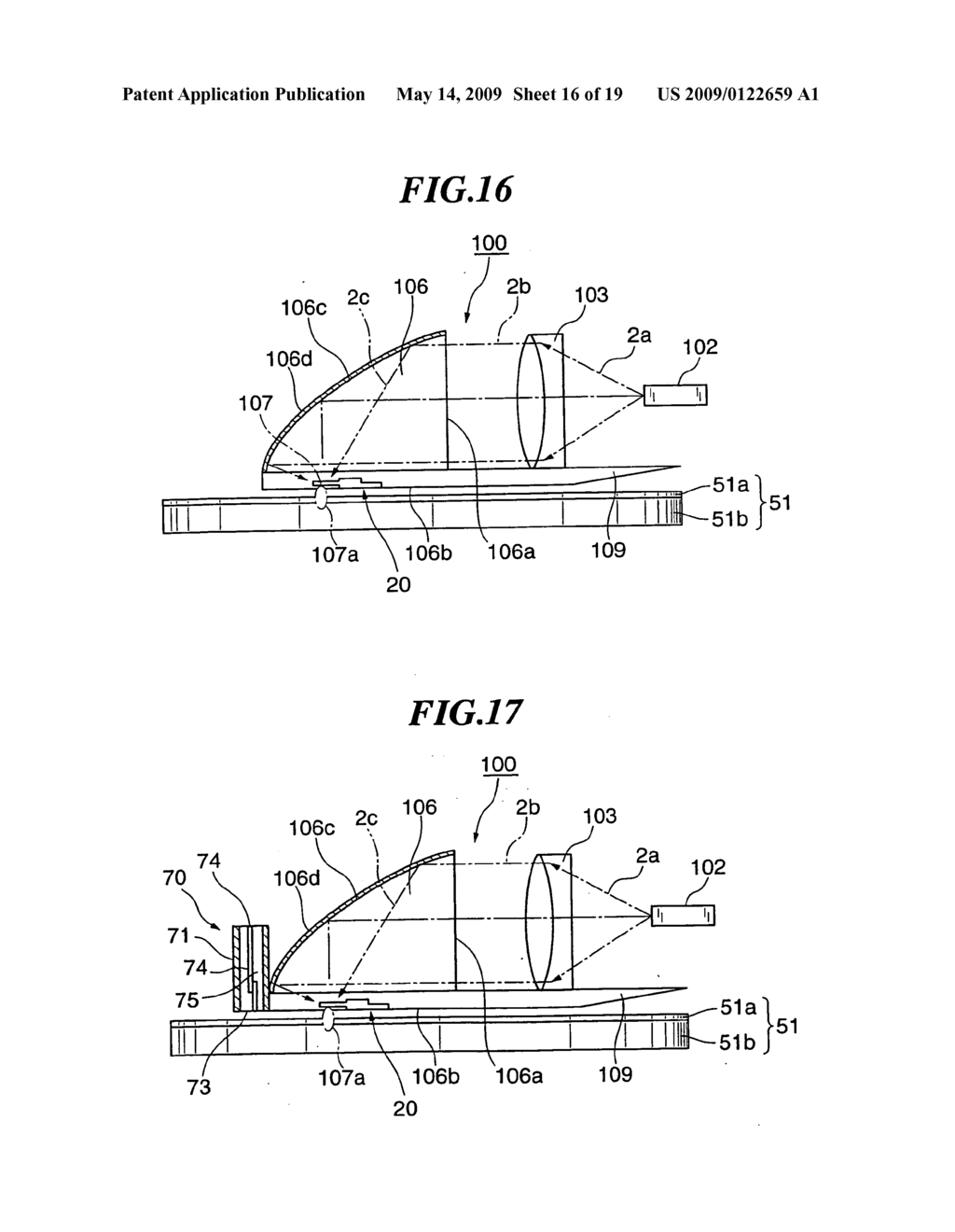 Optically assisted magnetic recording device with semiconductor laser, optically assisted magnetic recording head and magnetic disk device - diagram, schematic, and image 17