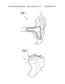 In-the-ear hearing device housing and the production thereof diagram and image