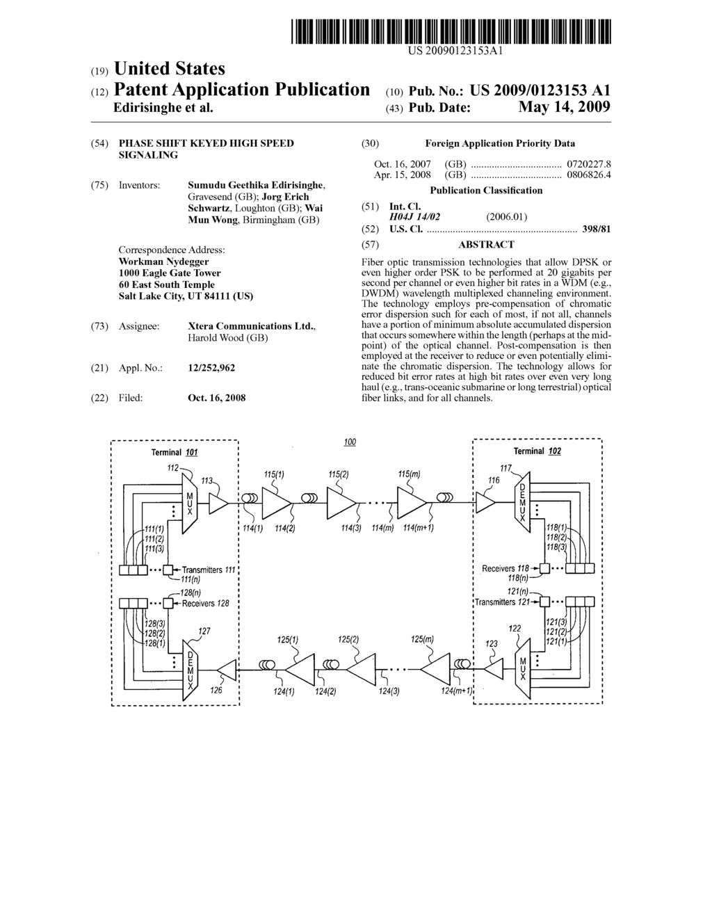 PHASE SHIFT KEYED HIGH SPEED SIGNALING - diagram, schematic, and image 01