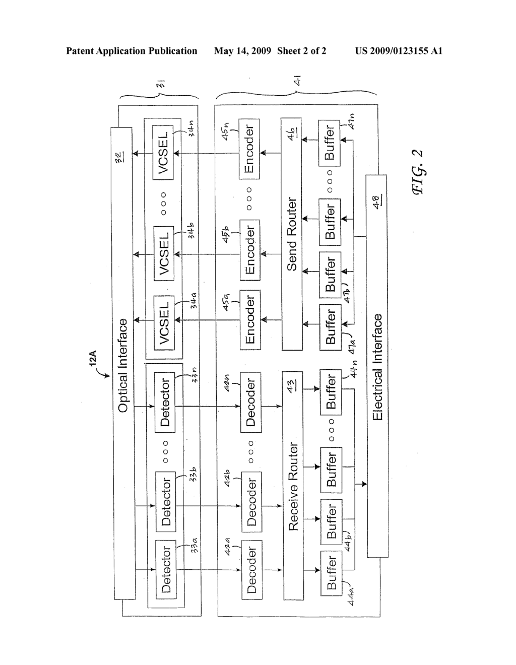 Data Processing Network Having an Optical Network Interface - diagram, schematic, and image 03