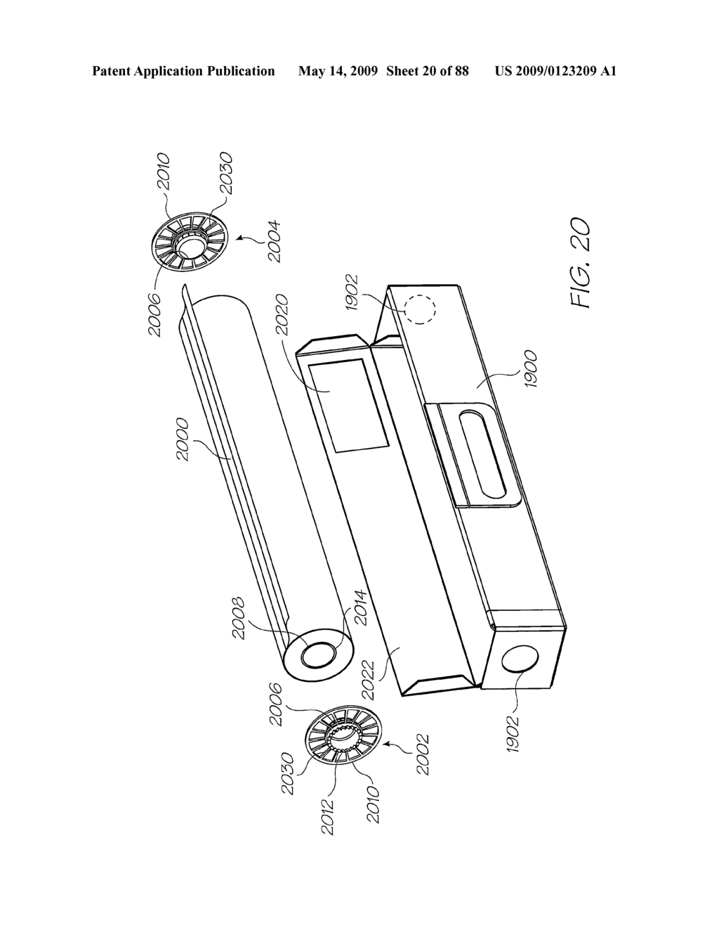 PRINTER FOR PRODUCING PRINTER MEDIA WEB IN CONTAINER - diagram, schematic, and image 21