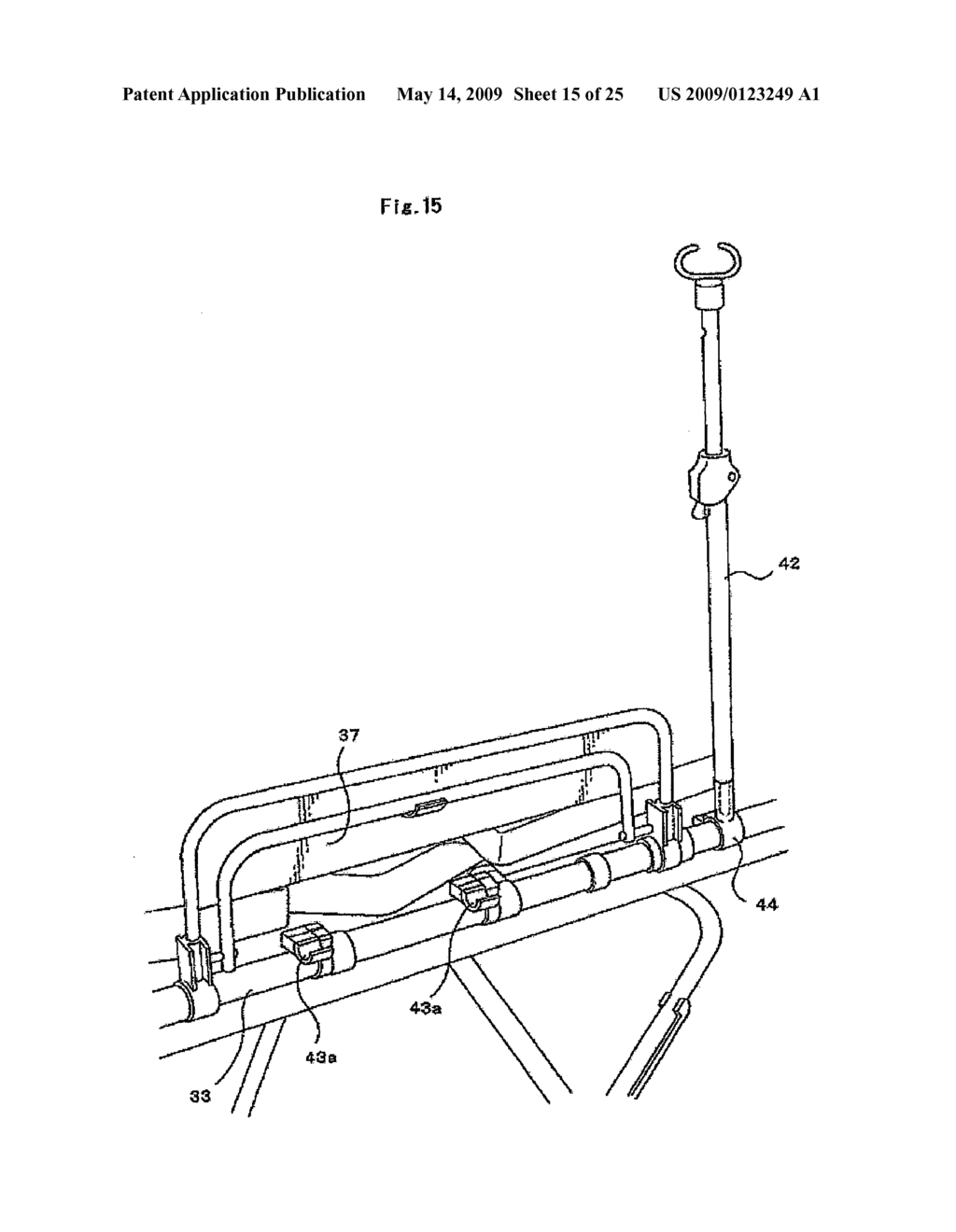 ON-VEHICLE STRETCHER AND LITTER - diagram, schematic, and image 16