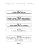 MEDICAL DEVICES FOR RELEASING THERAPEUTIC AGENT AND METHODS OF MAKING THE SAME diagram and image