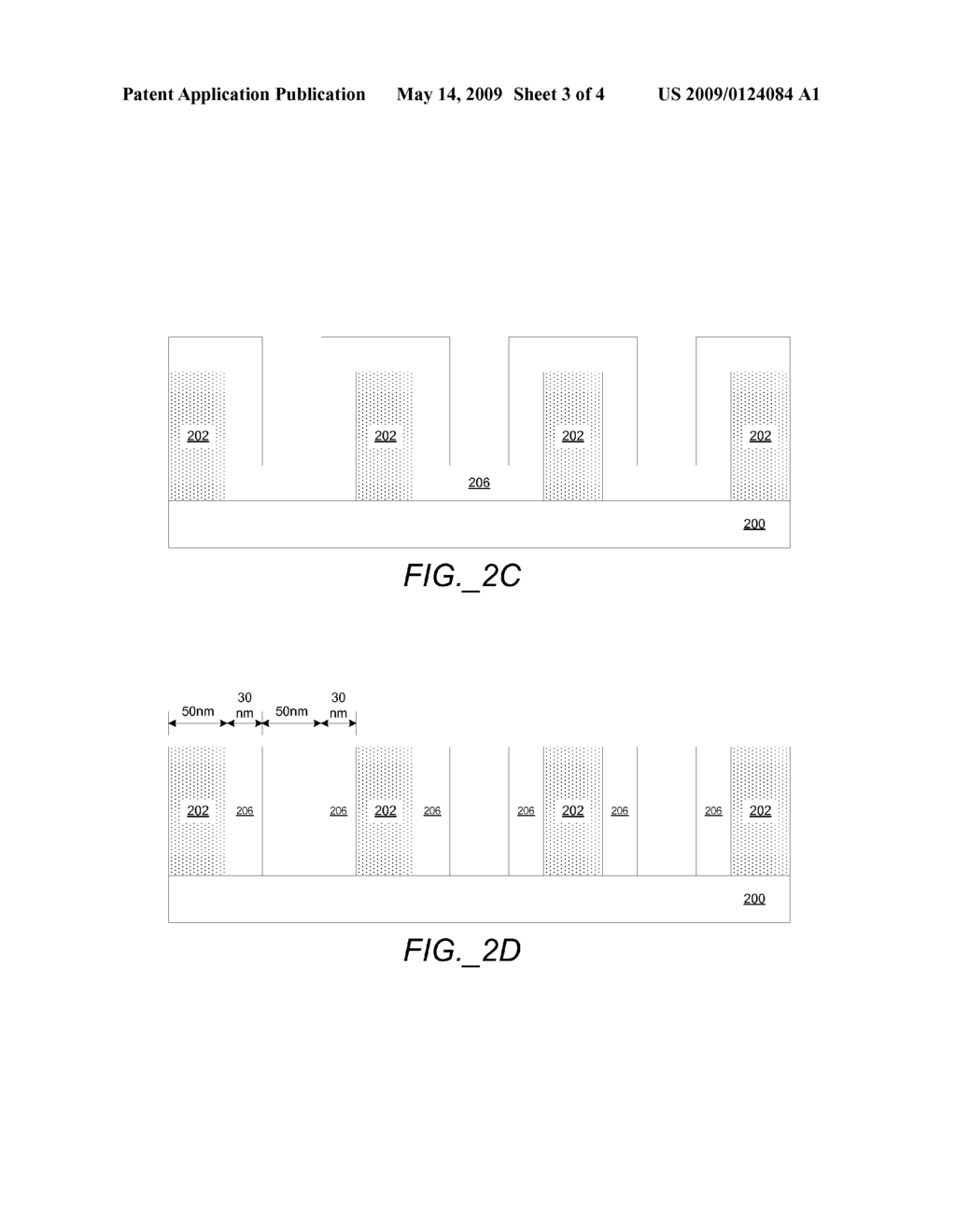 FABRICATION OF SUB-RESOLUTION FEATURES FOR AN INTEGRATED CIRCUIT - diagram, schematic, and image 04