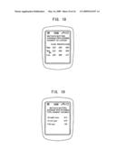 Sports watching method using mobile communication means of motion picture diagram and image