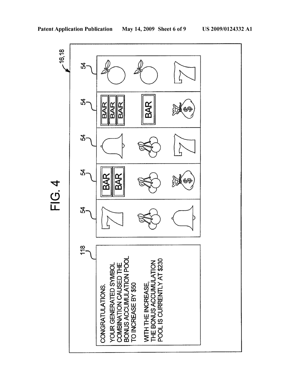 GAMING SYSTEM AND METHOD HAVING CONFIGURABLE BONUS GAME TRIGGERING OUTCOMES - diagram, schematic, and image 07