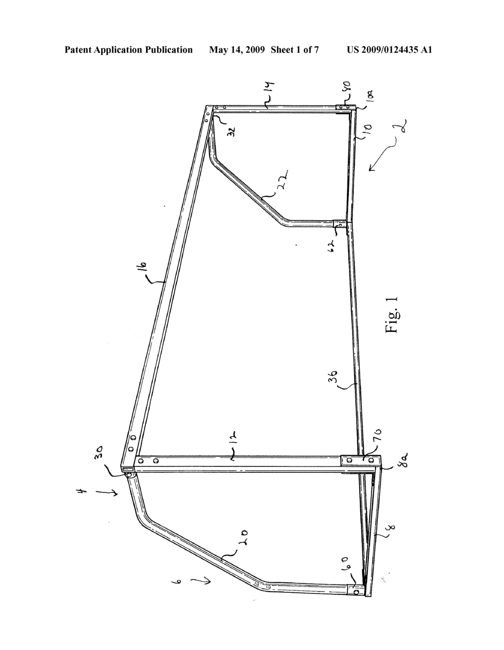 Soccer Goal With Improved Stability - diagram, schematic, and image 02