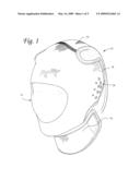 EXERCISING DEVICE FOR FACIAL MUSCULATURE diagram and image