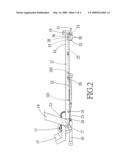 Engaging mechanism for a folding apparatus of a treadmill diagram and image