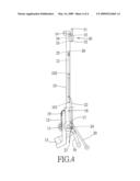 Engaging mechanism for a folding apparatus of a treadmill diagram and image