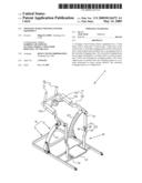 SWINGING WAIST-TWISTING FITNESS EQUIPMENT diagram and image