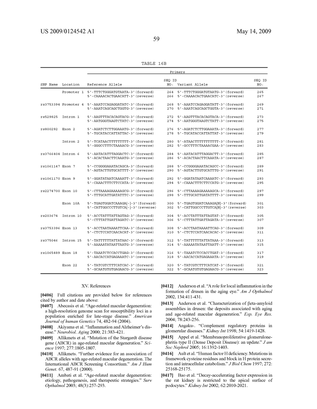 METHODS AND REAGENTS FOR TREATMENT AND DIAGNOSIS OF AGE-RELATED MACULAR DEGENERATION - diagram, schematic, and image 79