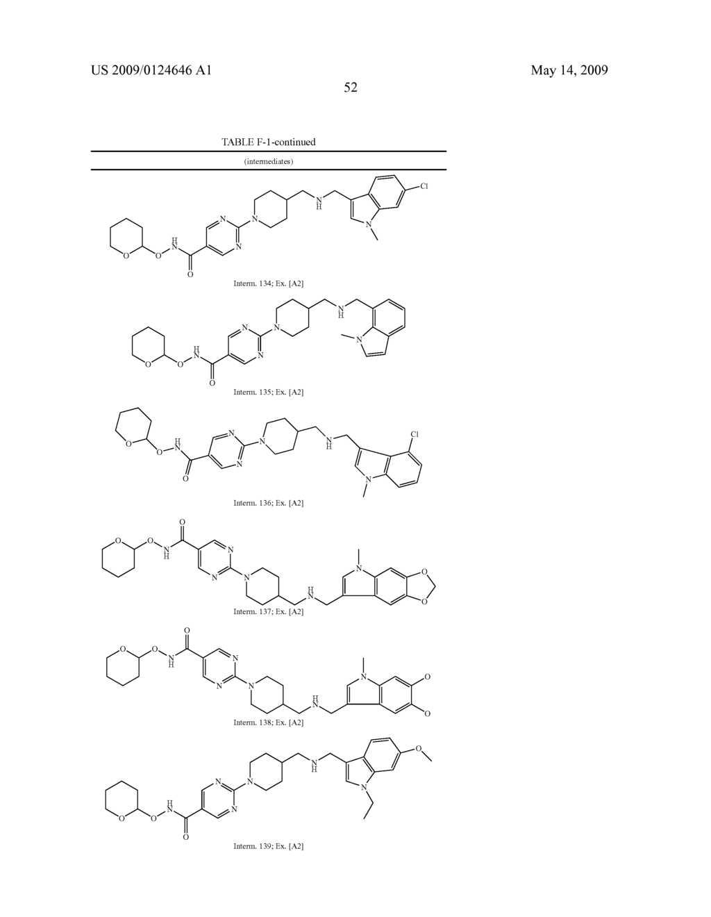 SUBSTITUTED INDOLYL ALKYL AMINO DERIVATIVES AS NOVEL INHIBITORS OF HISTONE DEACETYLASE - diagram, schematic, and image 53