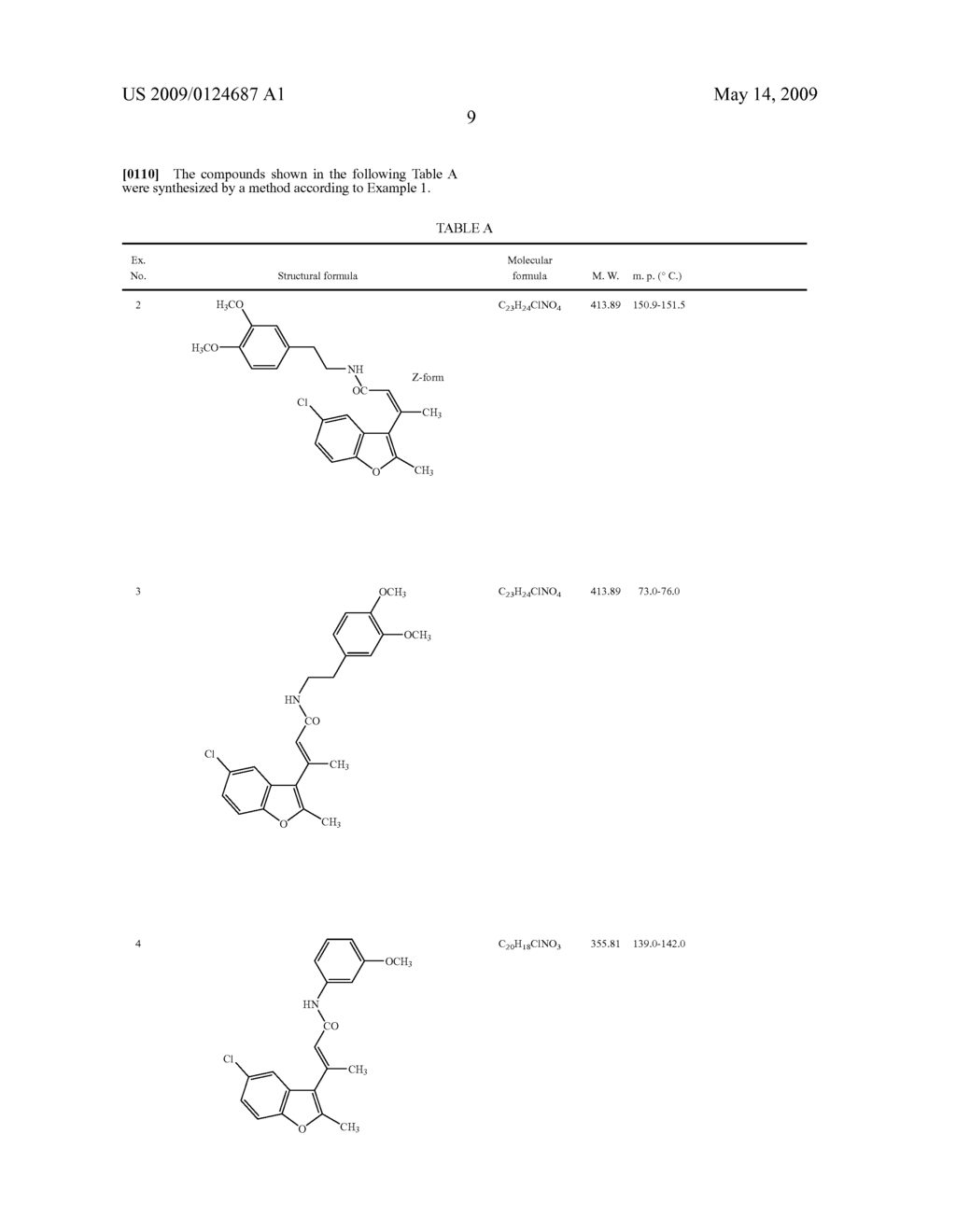 Benzofuran Compound and Pharmaceutical Composition Containing the Same - diagram, schematic, and image 10