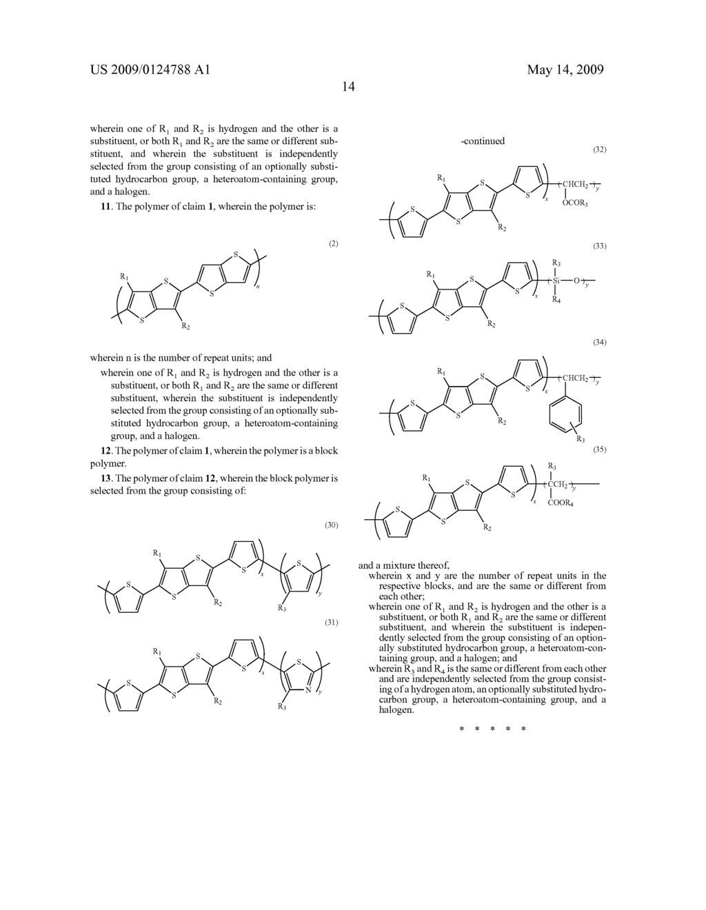 POLYMER HAVING THIENO[3,2-b] THIOPHENE MOIETIES - diagram, schematic, and image 17