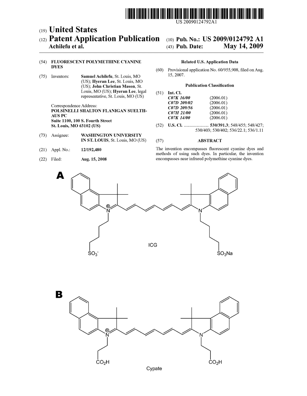 FLUORESCENT POLYMETHINE CYANINE DYES - diagram, schematic, and image 01