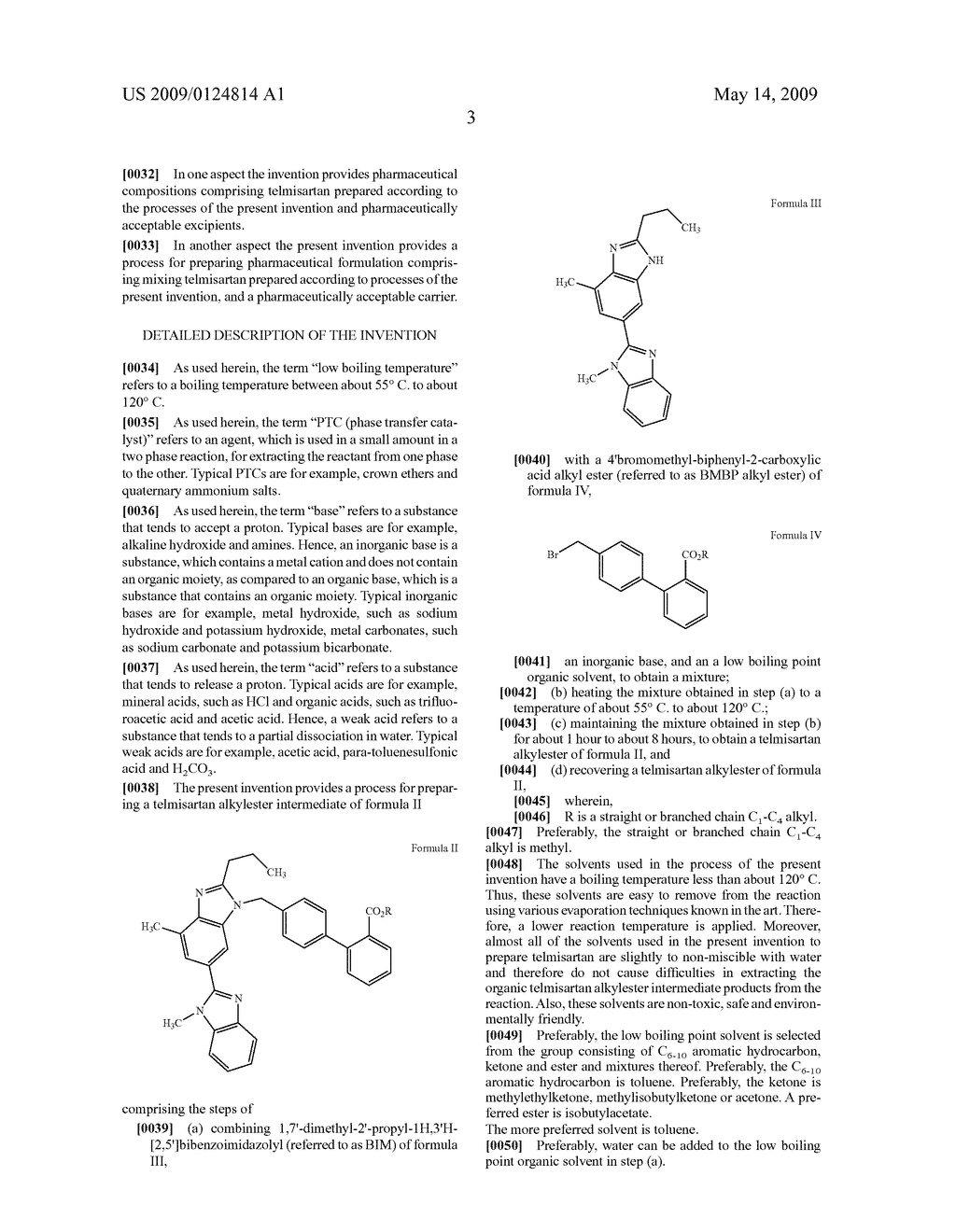 Process for preparing telmisartan - diagram, schematic, and image 04
