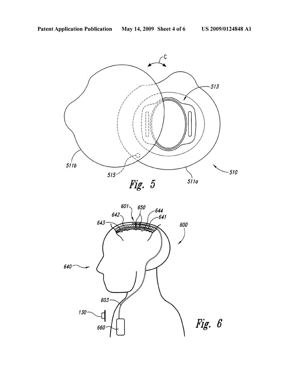 Receptacles for Implanted Device Control Magnets, and Associated Systems and Methods - diagram, schematic, and image 05