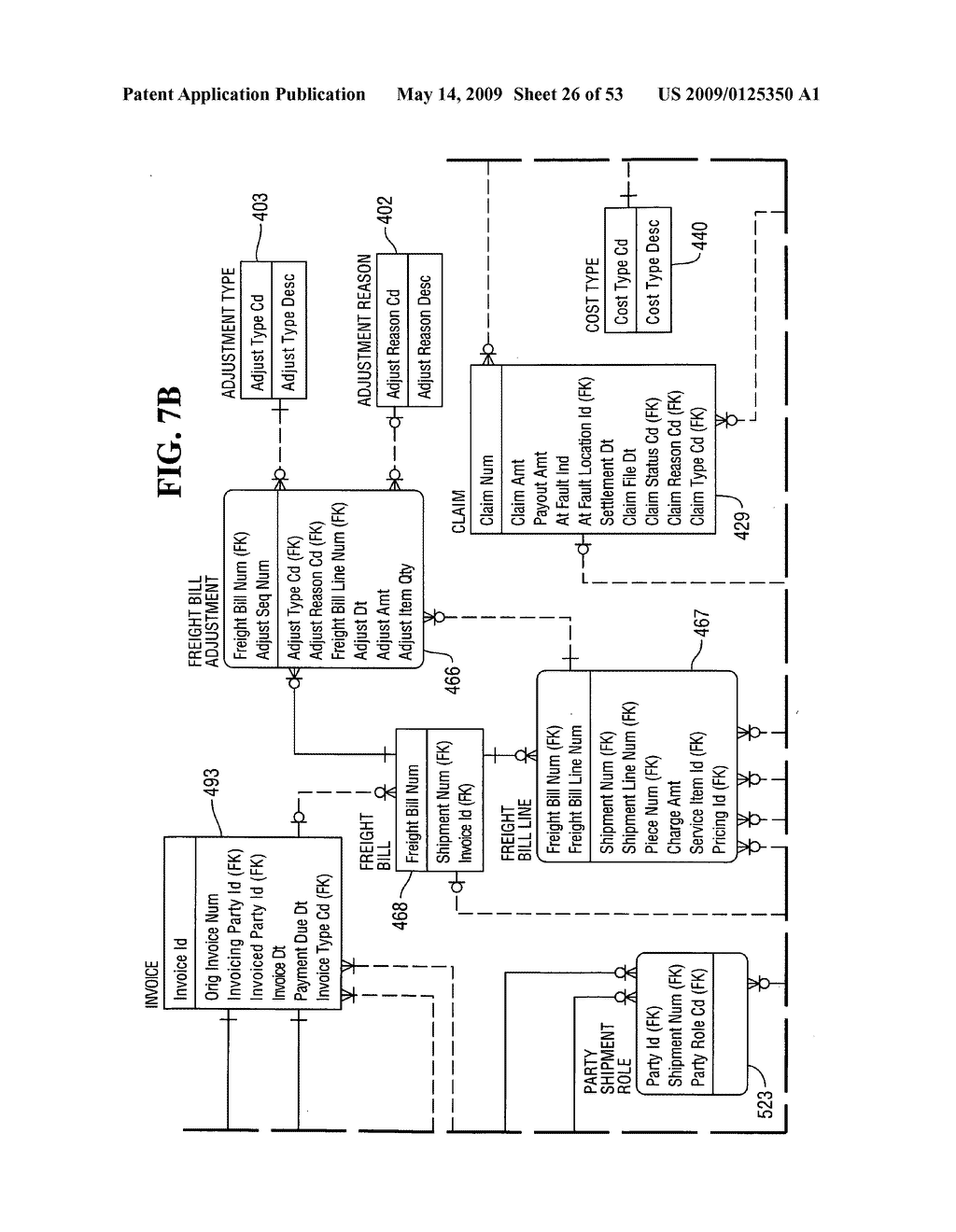 SYSTEM AND METHOD FOR CAPTURING AND STORING SUPPLY CHAIN AND LOGISTICS SUPPORT INFORMATION IN A RELATIONAL DATABASE SYSTEM - diagram, schematic, and image 27