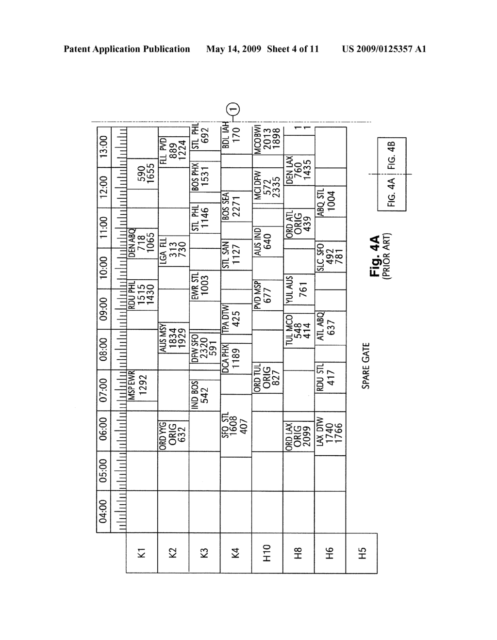 Scheduling Procedure To Smooth The Flow of Air Traffic and Extend The Minimum Connect Time To a Greater Number of Passengers - diagram, schematic, and image 05