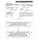 METHOD OF CONTROLLING USER ACCESS TO MULTIPLE SYSTEMS diagram and image