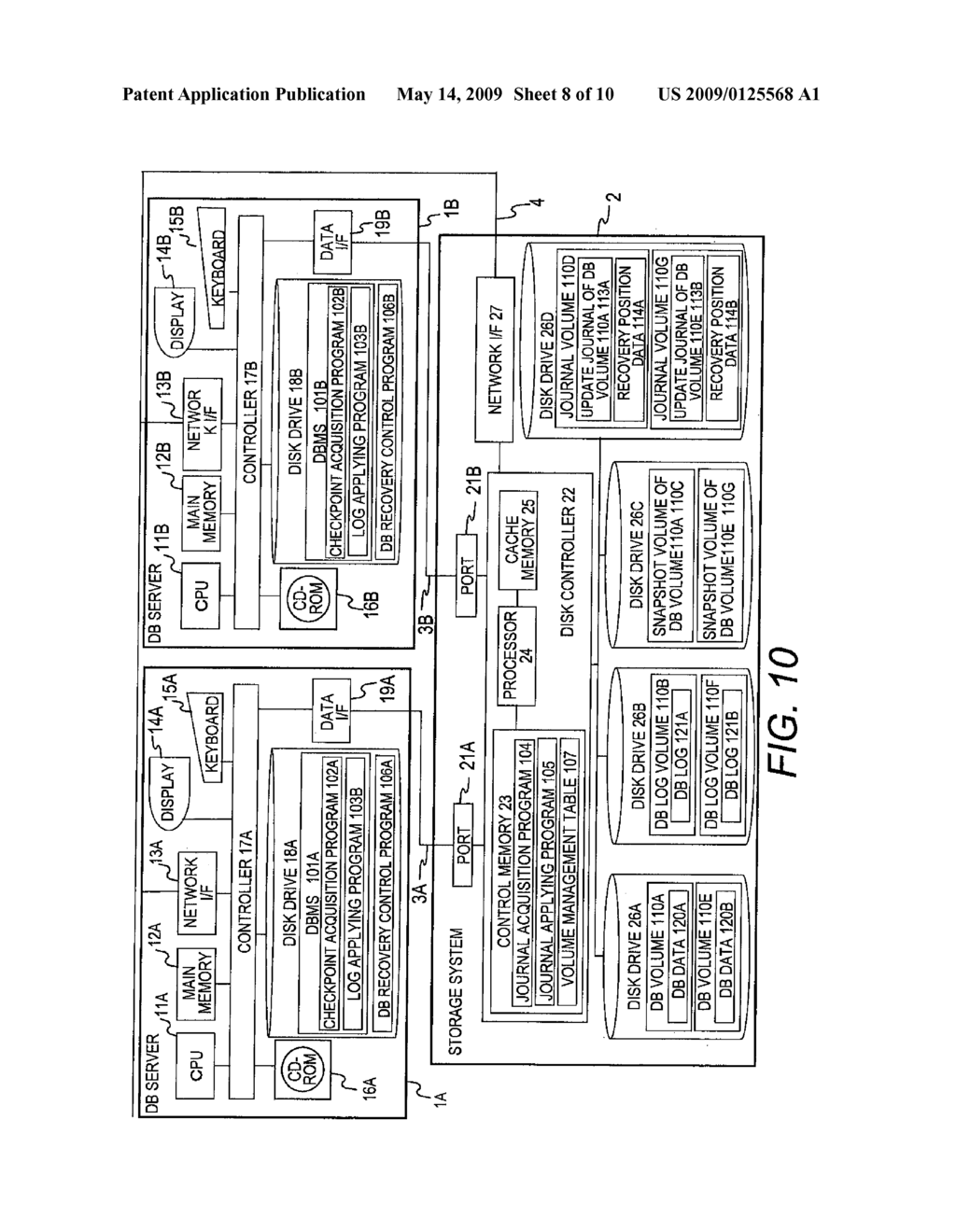 DATABASE RECOVERY METHOD APPLYING UPDATE JOURNAL AND DATABASE LOG - diagram, schematic, and image 09