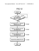 Wiring path information creating method and wiring path information creating apparatus diagram and image