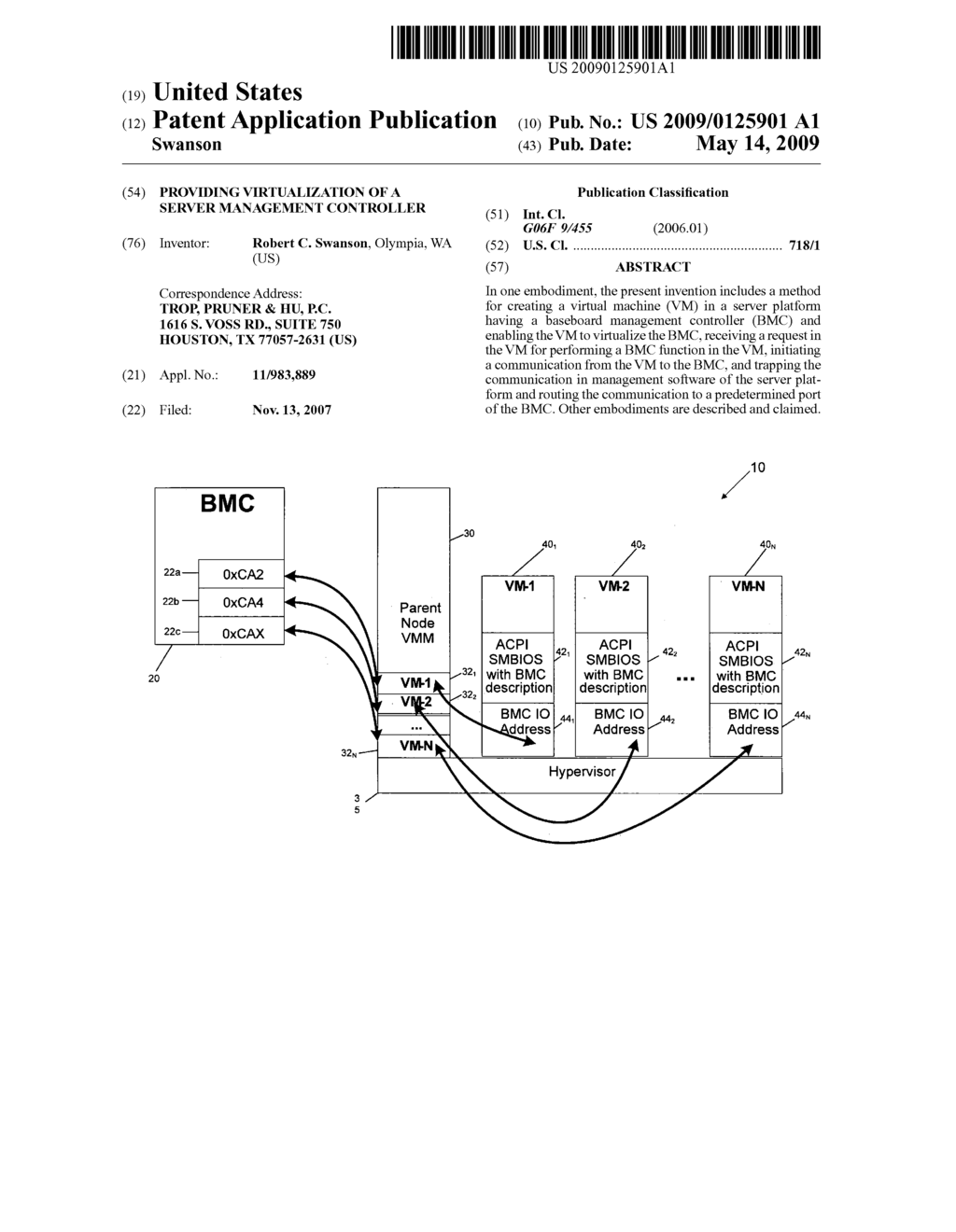 Providing virtualization of a server management controller - diagram, schematic, and image 01