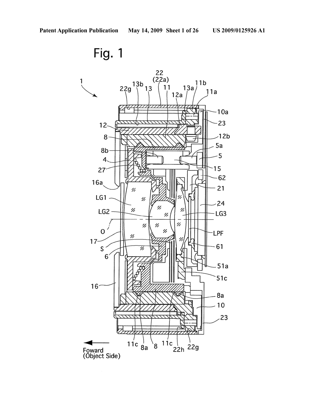 MECHANISM FOR CONTROLLING POSITION OF OPTICAL ELEMENT - diagram, schematic, and image 02