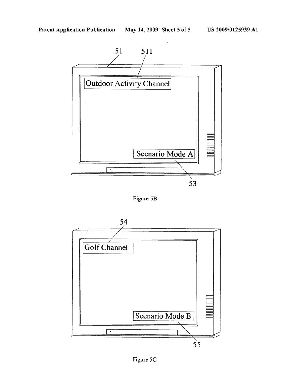 Television capable of and method for changing output effect based on program type - diagram, schematic, and image 06